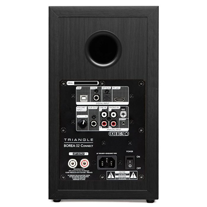 Triangle Borea Connect O2 Black Ash Bluetooth Raf Tipi Hoparlör